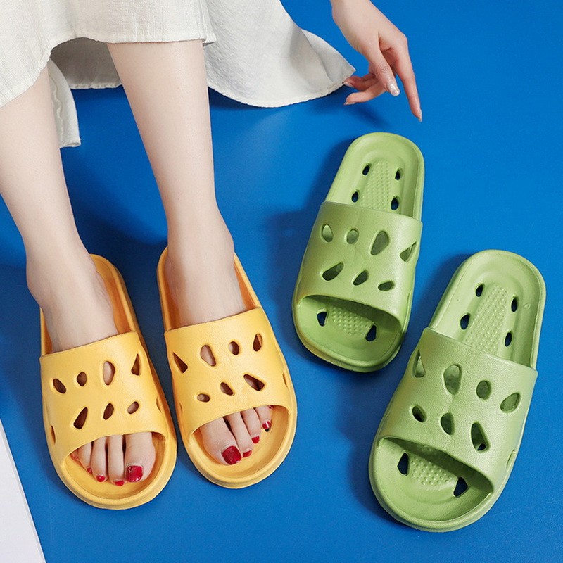 Ultra Light Eva Hole Slippers For Bathroom Toilets Molded Monolithic Dry Breathable Waterproof ...