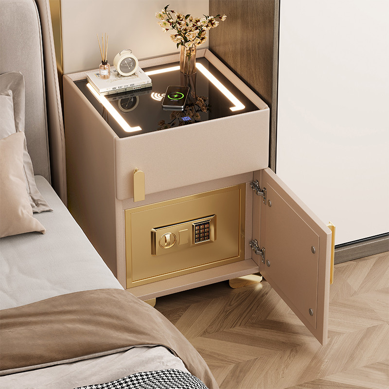 Smart Bedside Table Safe Integrated Small Hidden Home Bedroom 2025 New ...
