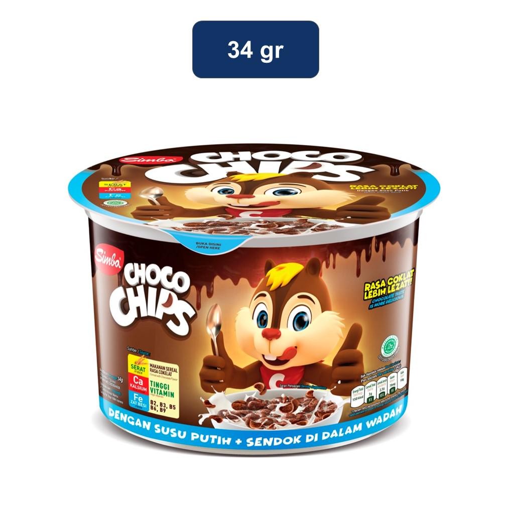Simba Cereal Choco Chips Cup 34 gr | Shopee Malaysia