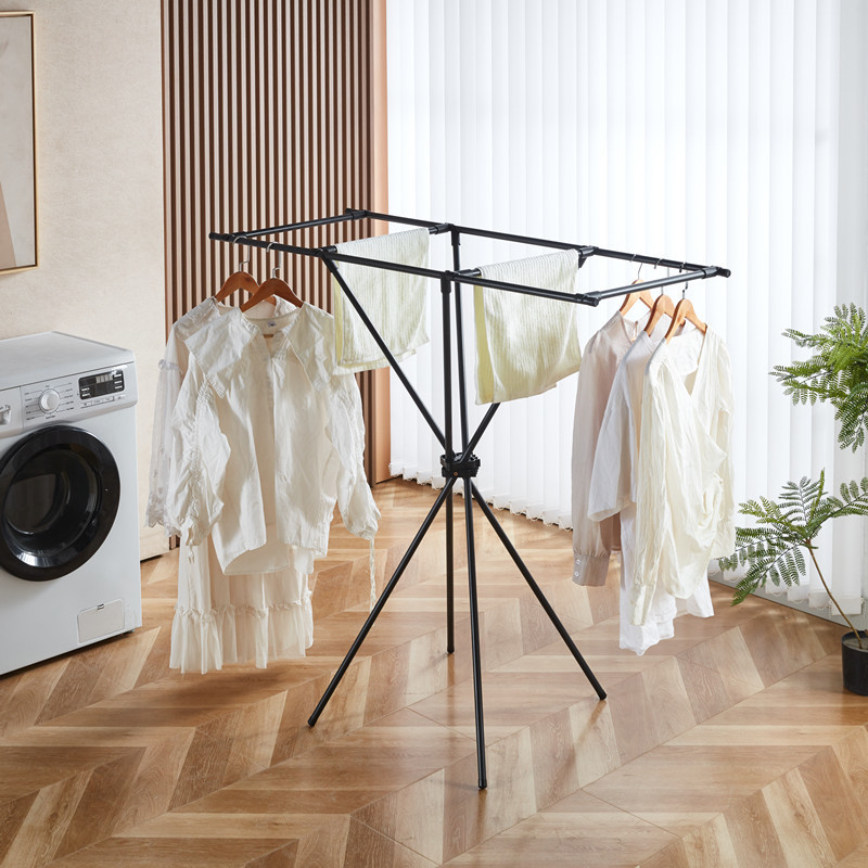 Stainless Steel Drying Rack Foldable Floor Indoor Balcony Bedroom ...