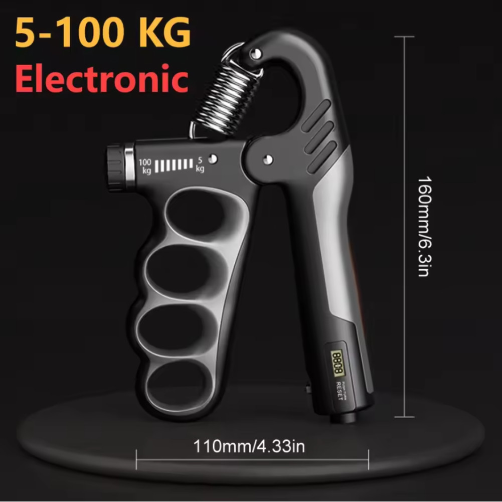5-100Kg Hand Gripper Gym Wrist Expander Hand Strengthener Adjustable ...