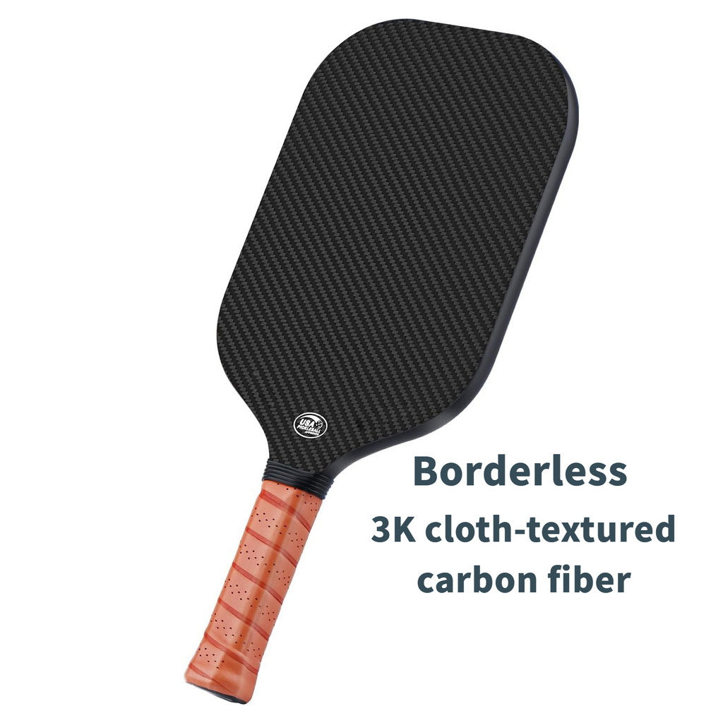 Frameless 3K Cloth Pattern Pickleball Paddle Carbon Fiber 16mm ...