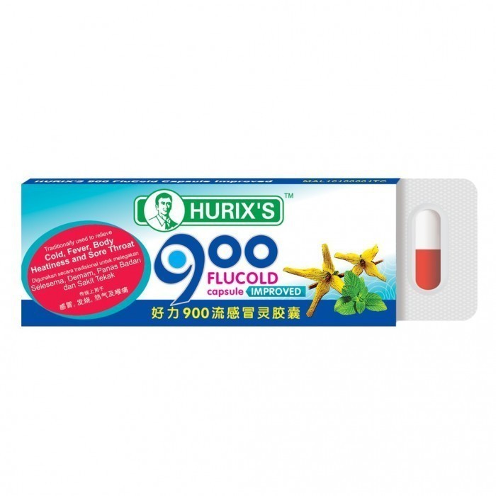 Hurix's 900 Flucold 6 Capsule Improved | Shopee Malaysia