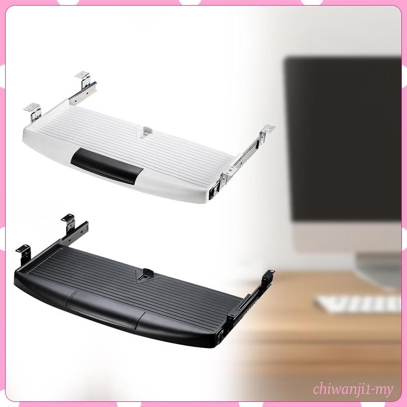 [ChiwanjicdMY] Keyboard Tray Under Desk, Practical Sliding Keyboard ...