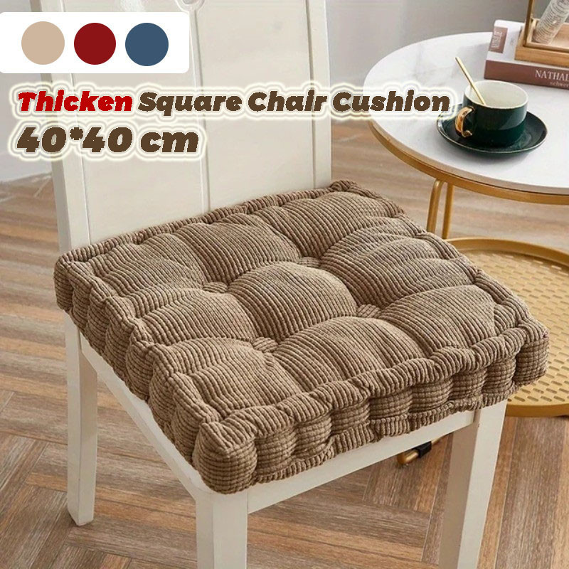 Thicken Square Seat Cushion Square Pillow Home Sofa Cushion Decor ...