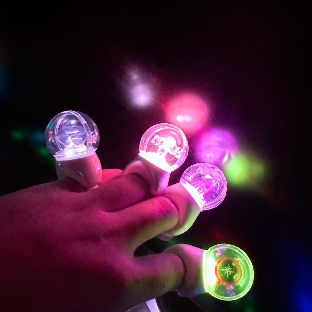 Kpop Idol Mini Light Ring Luminous Lightstick Rings Fan Party ...