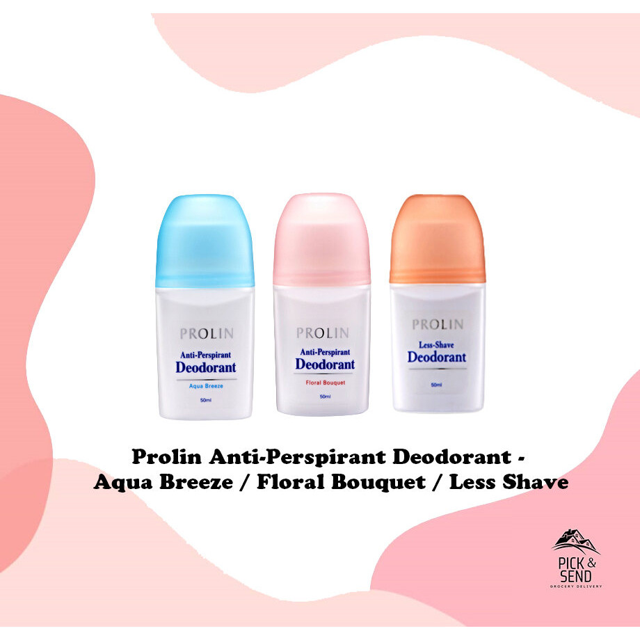Prolin Anti-Perspirant Deodorant 50ml - Aqua Breeze / Floral Bouquet ...