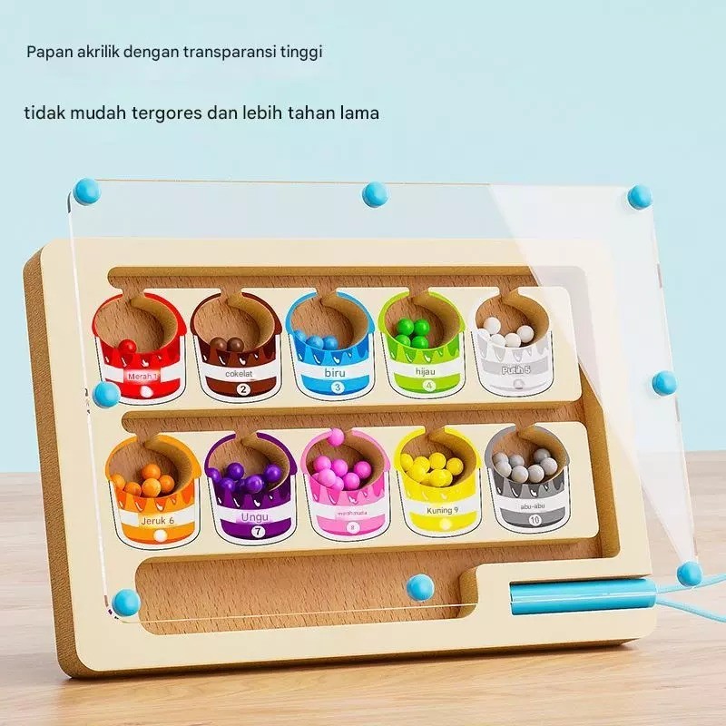 Selling Magnetic Sorting Toys / Color Classification Maze / Color ...