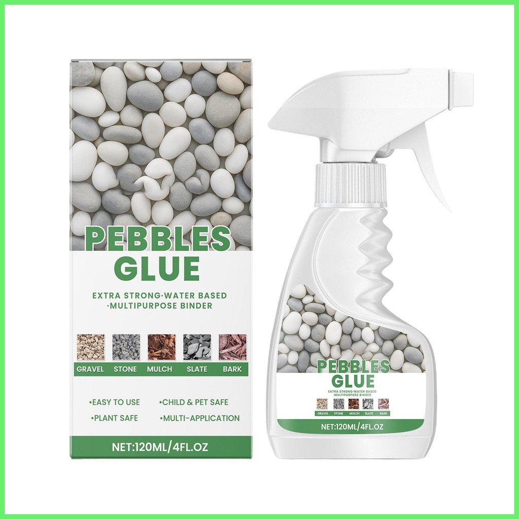 Landscaping Pebble 120ml Weather-Resistant Stone Binder Adhesive for ...