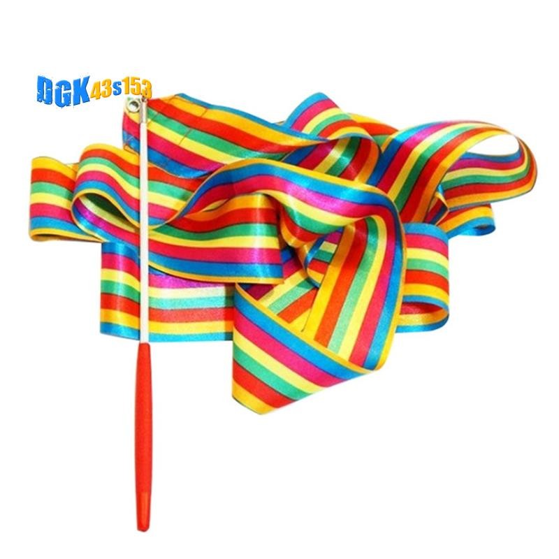Ribbon Dance Rainbow Ribbon Colorful Ribbon Rope Sporting Goods (2M ...