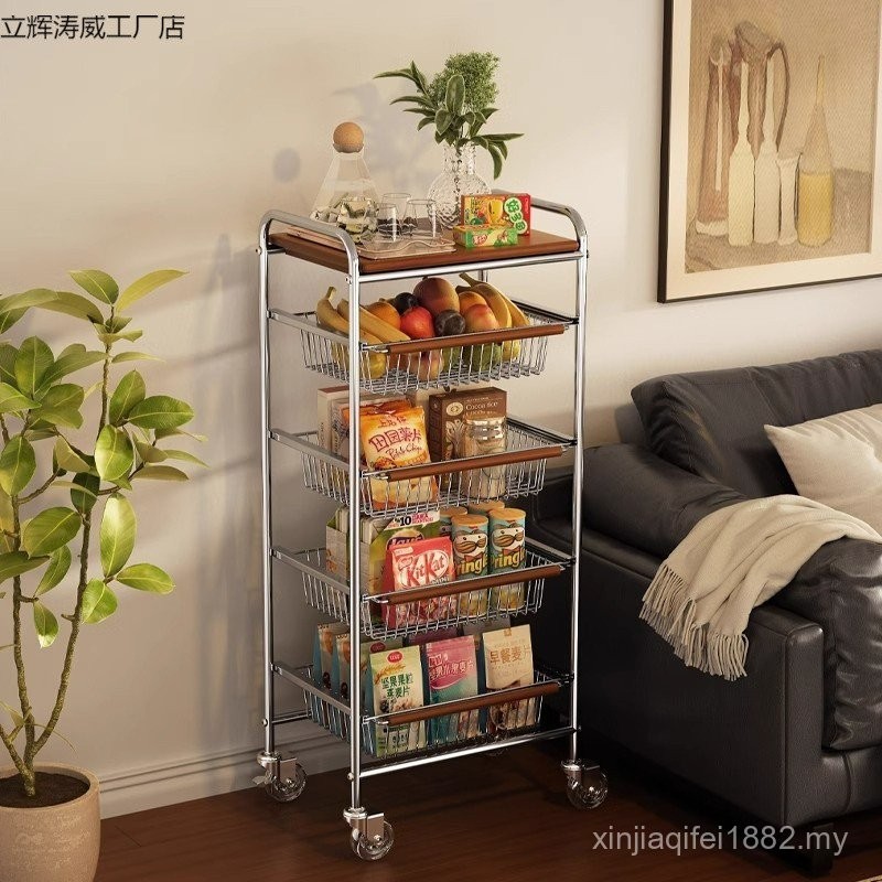 Medieval Style Trolley Rack Household Living Room Snack Storage Rack ...