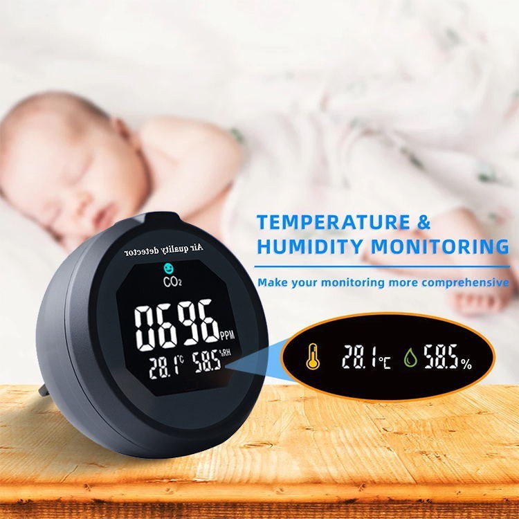 Co2 Test Instrument Portable Air Quality Monitoring NDIR Sensor Data ...