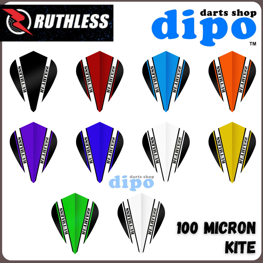 Ruthless V100 Pro Flight 【 KITE 】- RUTHLESS Darts Flight | Shopee Malaysia