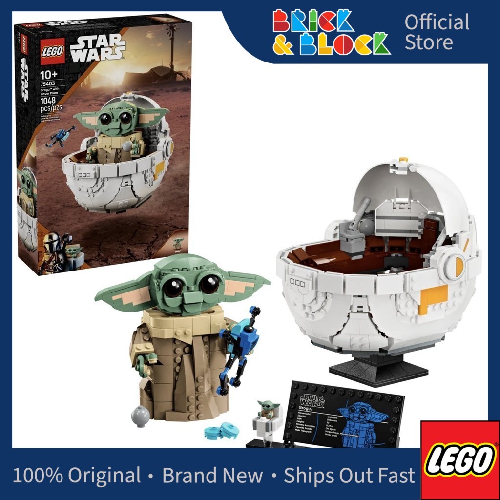 LEGO 75403 Grogu with Hover Pram | LEGO Star Wars | Shopee Malaysia