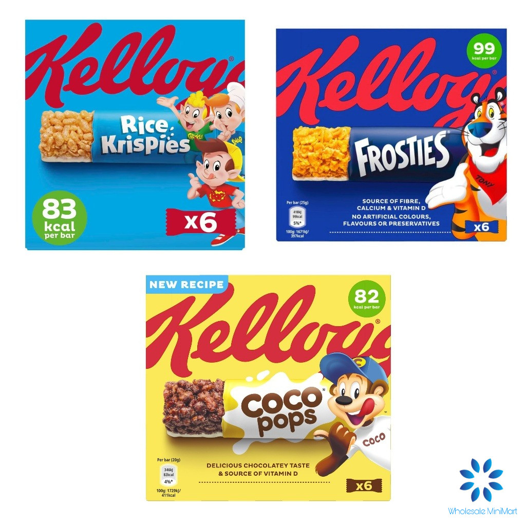 Kellogg's [ Coco Pops \ Frosties \ Rice Krispies ] Cereal Bars | Shopee ...