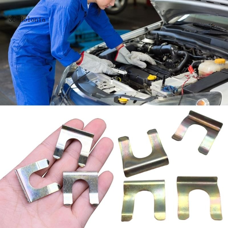 BO 20pcs Metal Brake Line Clips Brake Hose Brackets for Secure Hose ...