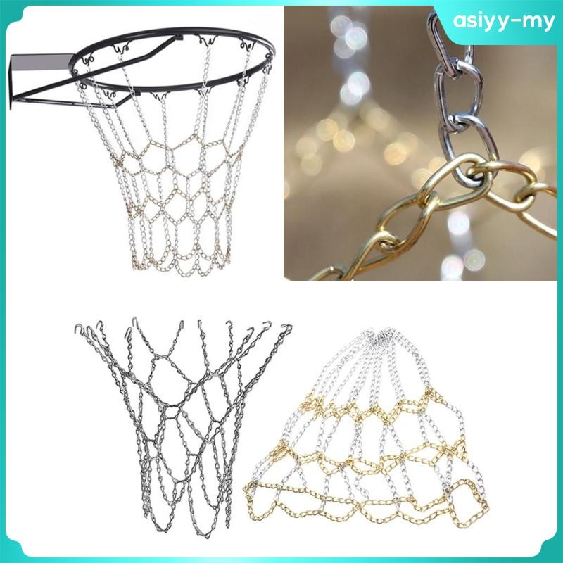 [AsiyyMY] Metal Basketball Net Chain Heavy Duty Galvanized Steel ...