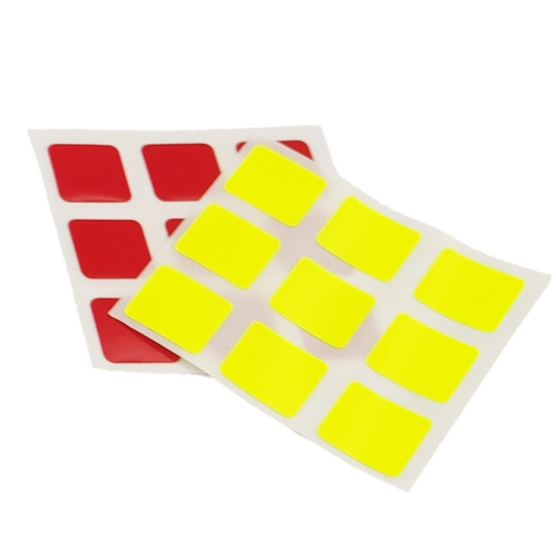 Original Sticker for 3x3 Speed Cube 6 Colors Cube Sticker for 3x3x3 ...