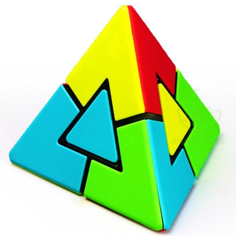 Fanxin Pyraminx Duo 2x2 Strange Shape Speed Cube Stickerless | Shopee ...