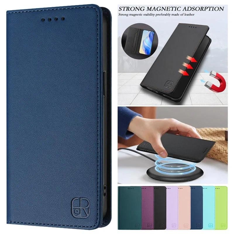 For Asus ROG Phone 9 Pro Case Strong Magnetic Wallet Cover For Asus ROG ...