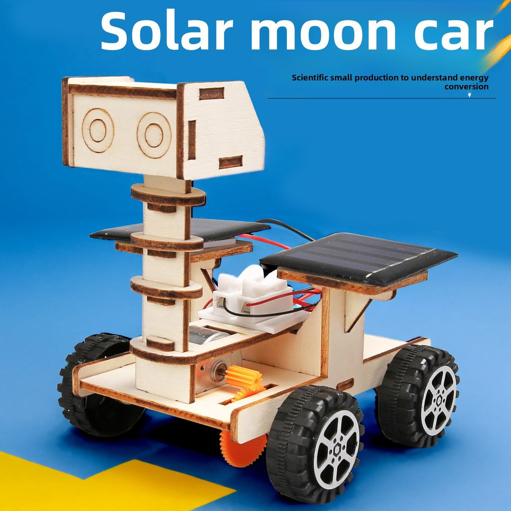 Handmade Educational Toys DIY Solar Moon Rover Lunar Exploration Mars ...