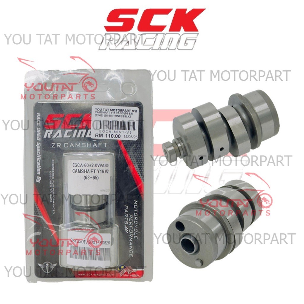 SCK RACING Y16ZR V1 V2 R15 MT15 V3 VVA RACING CAMSHAFT ASSY RACING CAM ...