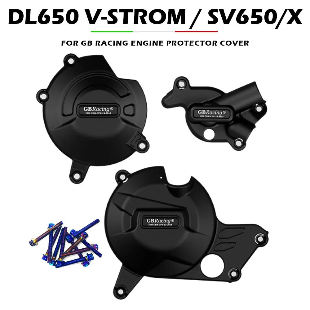 GB Racing Engine Cover DL650 V-STROM SV650 SV650X 2017-2023 For SUZUKI ...