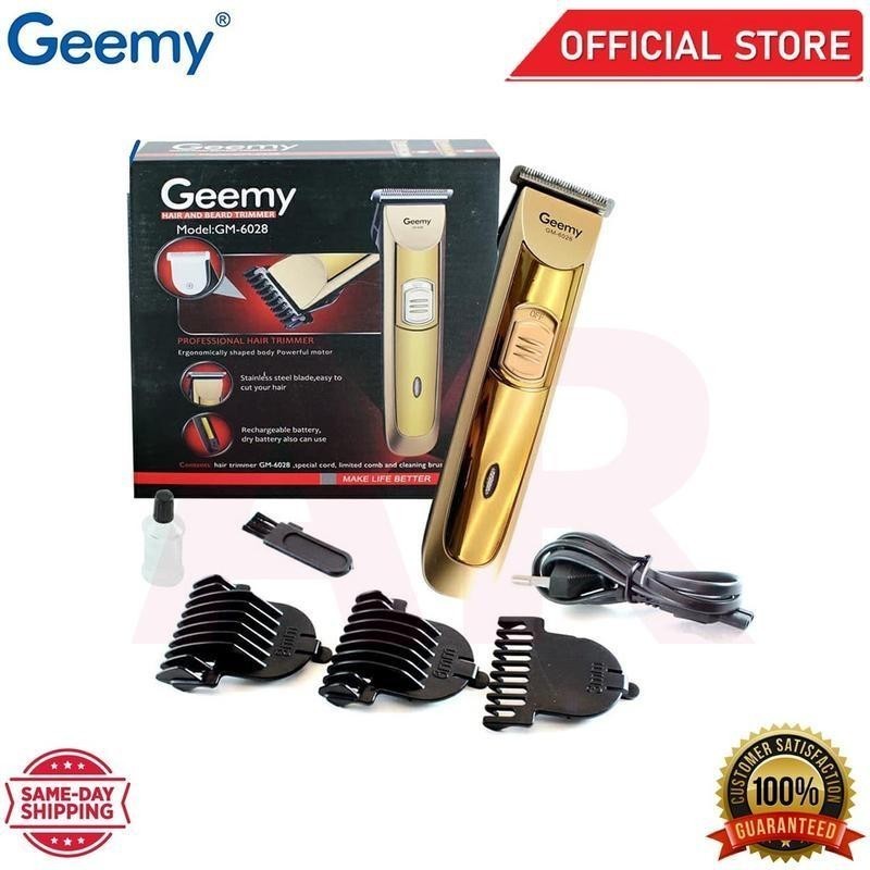 BEST Geemy GM 6028 Hair Clipper Rechargeable Hair Trimmer Men Beard ...