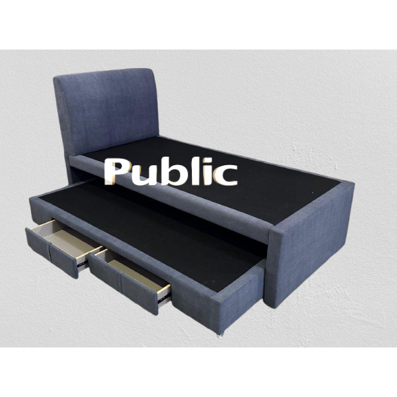 Direct Factory Single / Super Single Bed With Pull Out + 2 Drawers ...