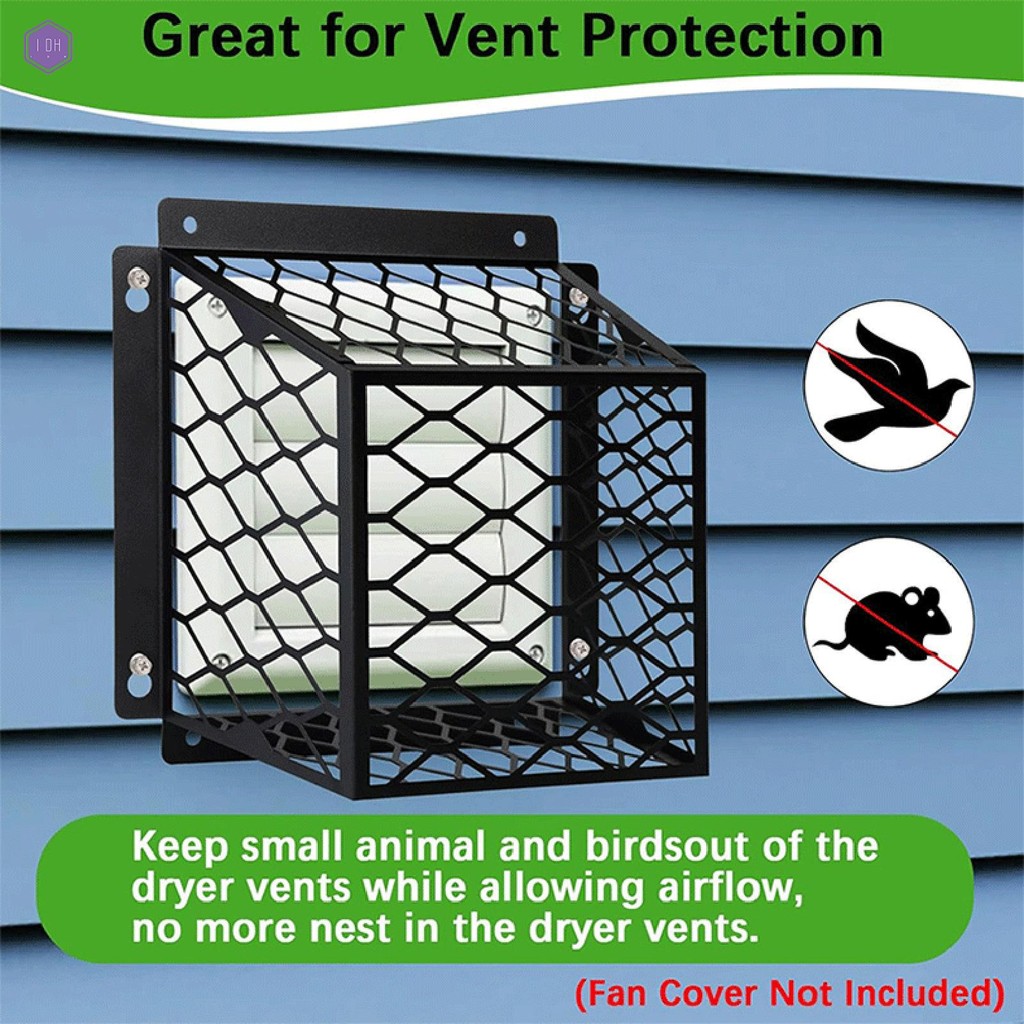 Image showcasing Universal Dryer Bird Guard Metal Ventilation Bird Cage for Entering ...