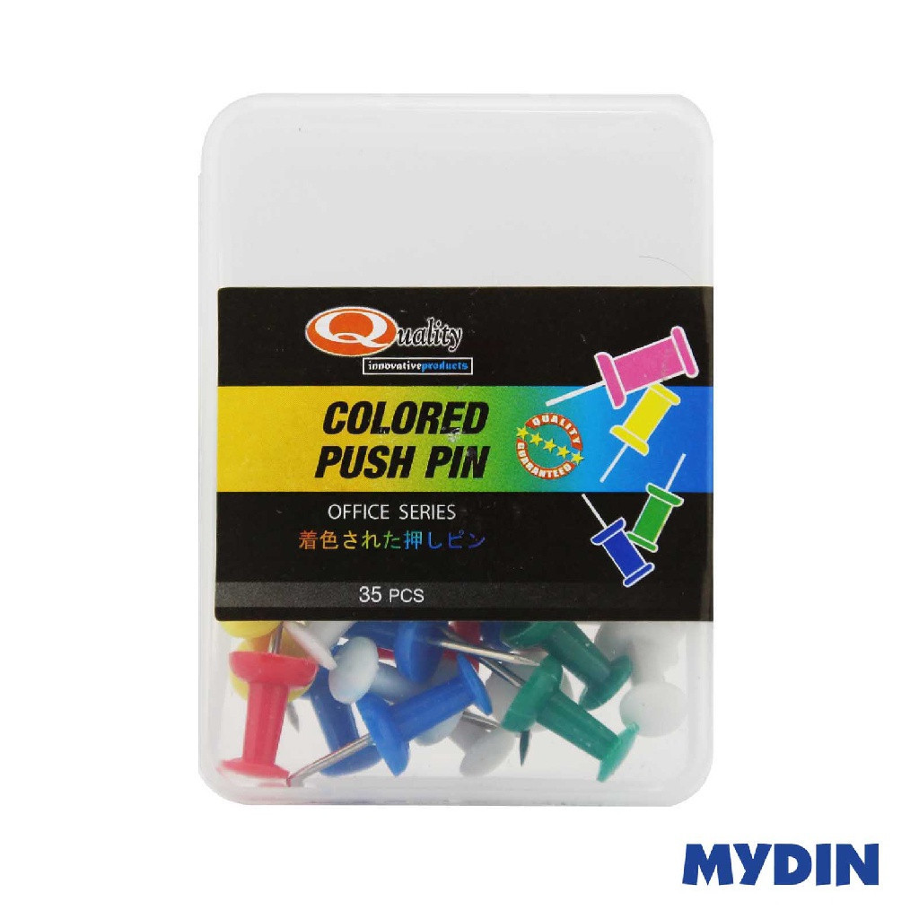 Coloured Pushed Pin (35's) | Shopee Malaysia