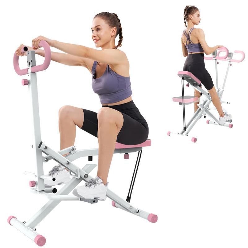 [Fahuac] Squat Machine for Home,Ride & Rowing Machine for Botty Glutes ...