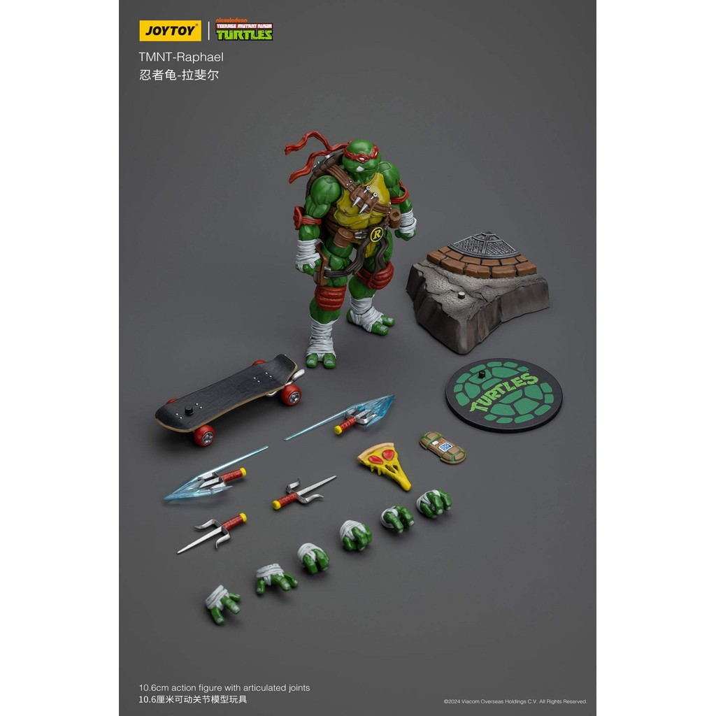 (RE-Run) TMNT - Wave 1 - Raphael Action Figure By JOYTOY | Shopee Malaysia