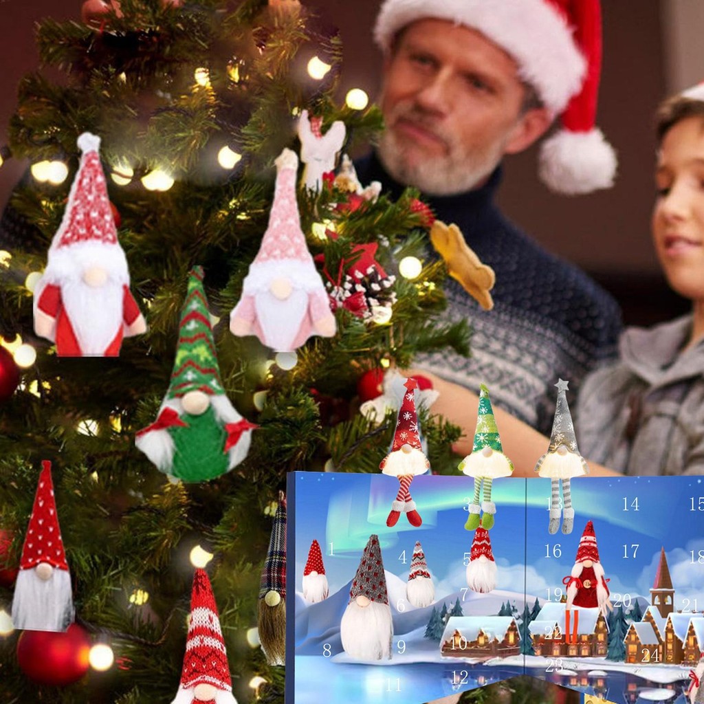 2024 Gnome Advent Calendar Cute Christmas Countdown Doll Playset ...