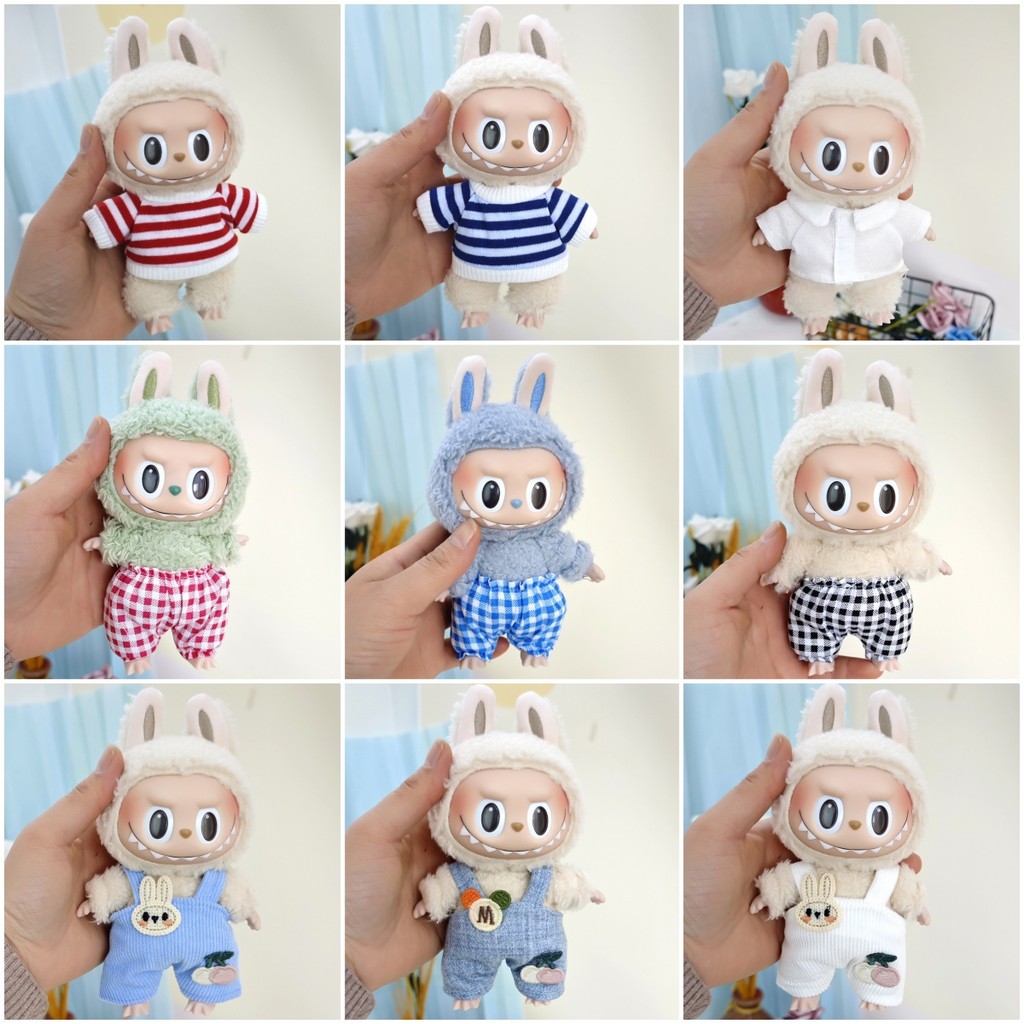 Suitable for 17cm labubu Doll Clothes to Replace Single Pants Skirt ...
