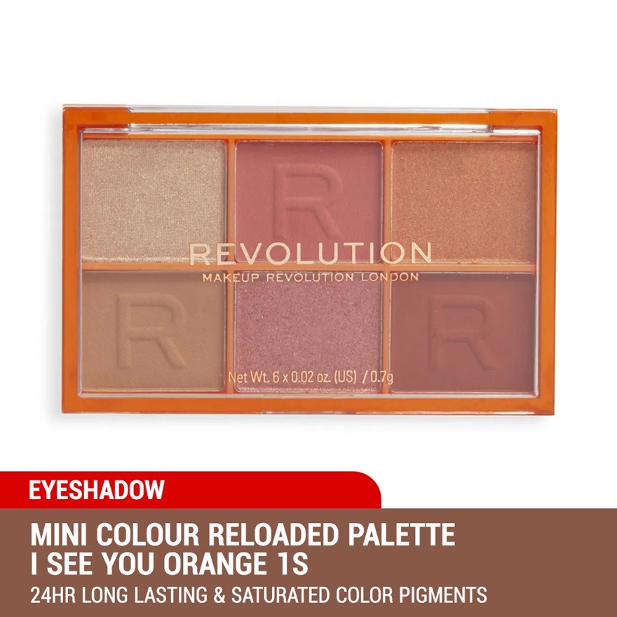 REVOLUTION Mini Colour Reloaded Palette I See You Orange | Shopee Malaysia