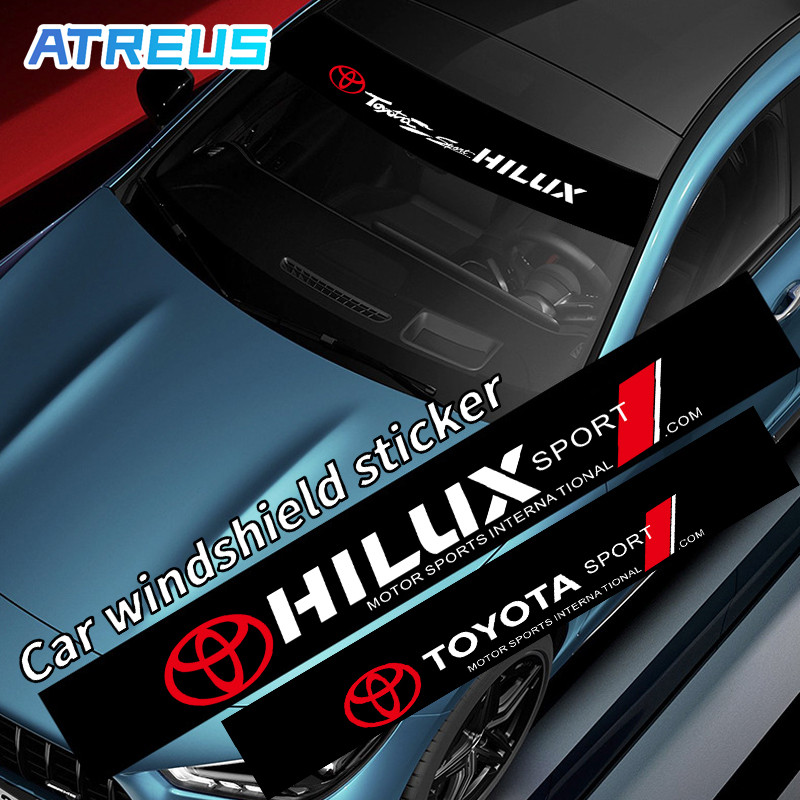 For Toyota Hilux Car Front Windscreen Sticker Windshield Stickers Car ...
