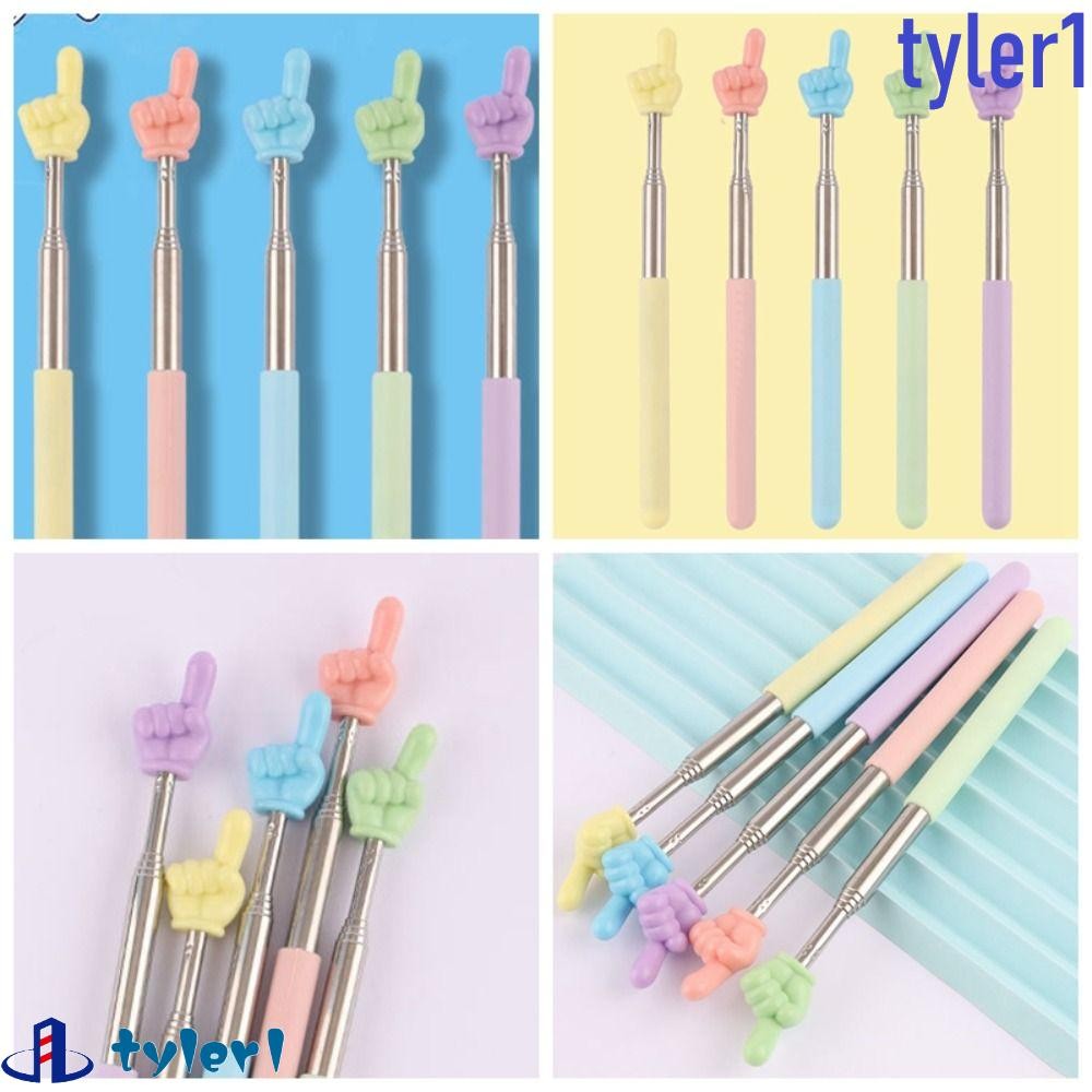 TYLER1 Teaching Pointer Stick, Finger Shape Telescopic Reading Guide ...