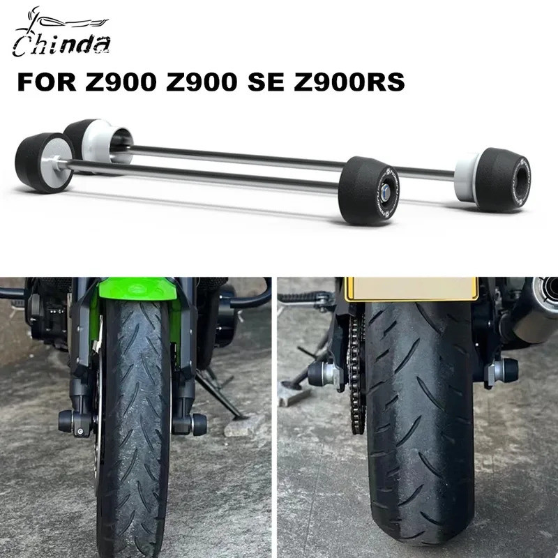 For Kawasaki Z900 Z900SE Z900RS 2017-2024 Motorcycle Front & Rear Axle ...