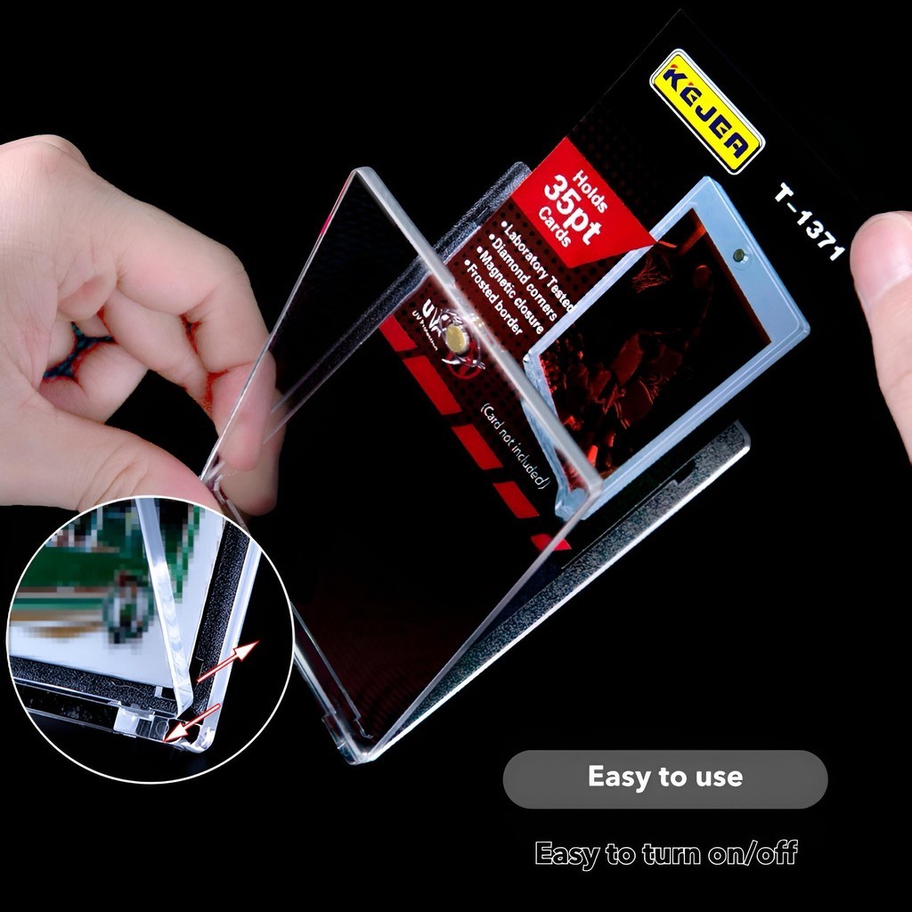 Toploader One Touch 35PT Magnetic Card Holder TCG Case Display Clear ...
