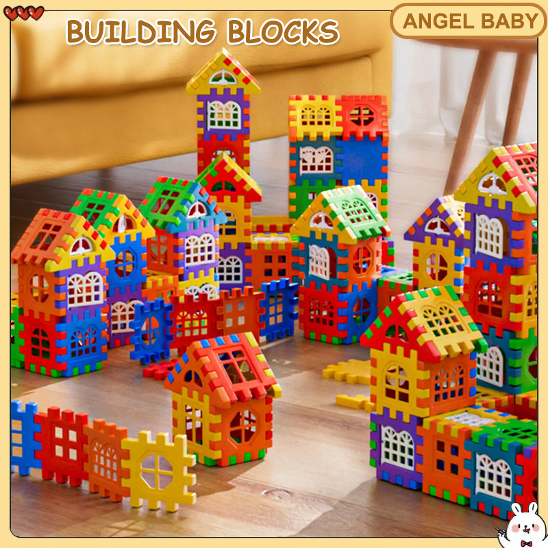 House Building Blocks for Kids STEM Building Toys Set DIY Assemble ...