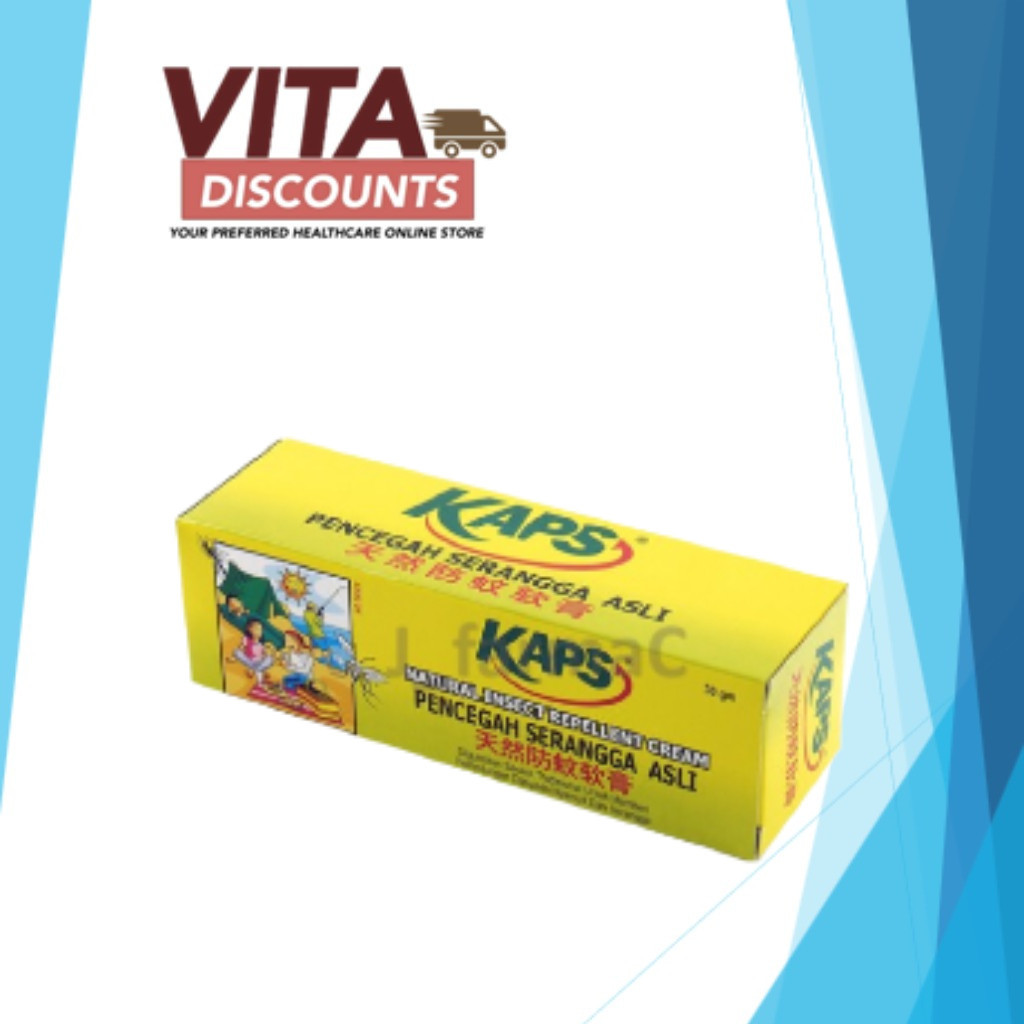 KAPS NATURAL INSECT REPELLENT CREAM 30G EXP07/2026 | Shopee Malaysia
