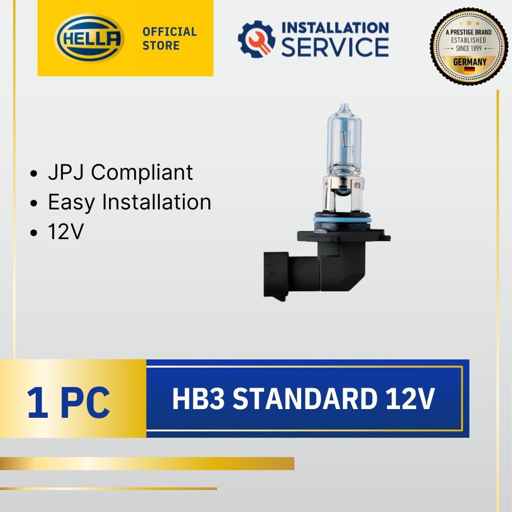 Lampadina Alogena HELLA HB3 12V 60W - Standard, P20d, Per Auto, Scatola Da 1 - Foto 10