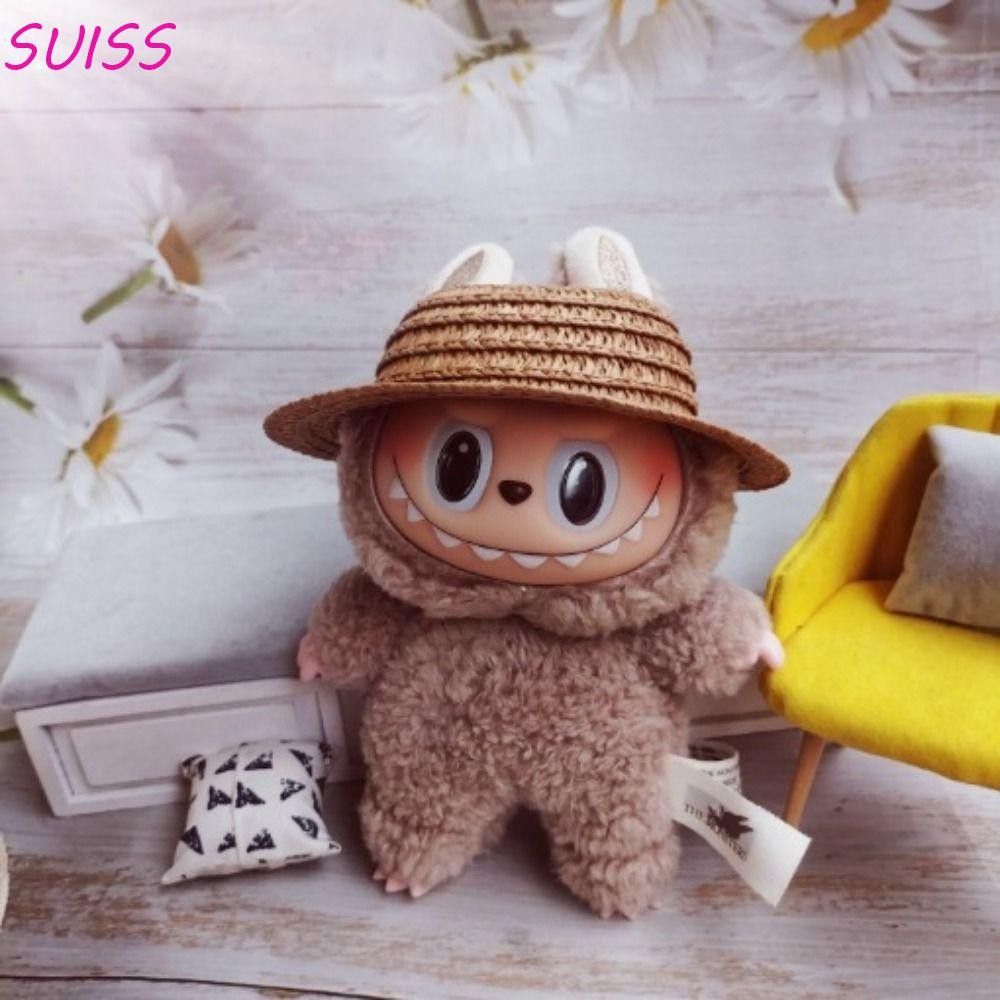 SUISS Labubu Doll Straw Hat, Labubu Time To Chill Sunhat Labubu ...