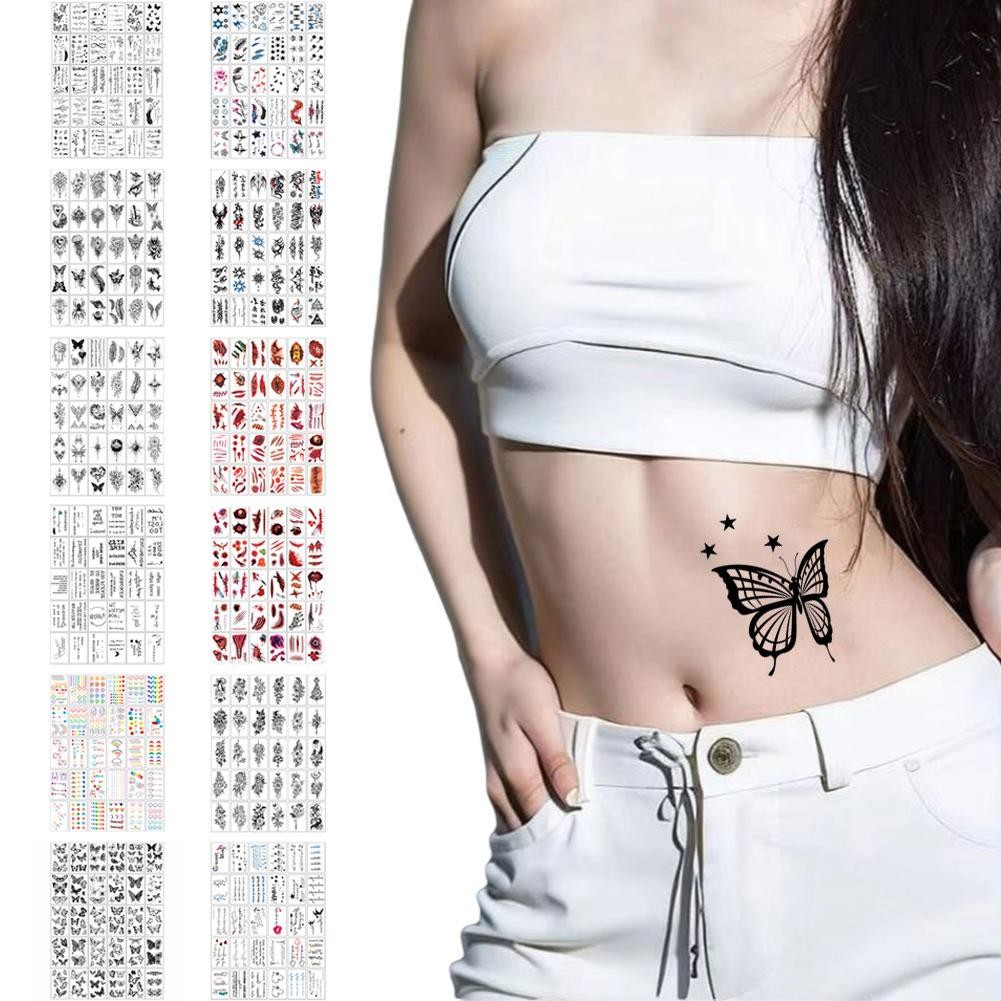 Pack Halloween Tattoo Stickers Suture Scars Stickers Supplies ...