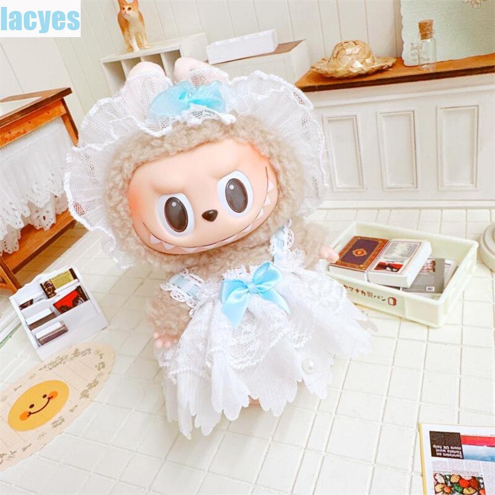 LACYES Labubu Time Clothes, Princess Skirt Dress 17cm Labubu Doll's ...