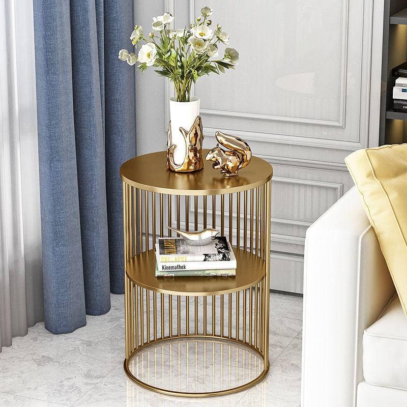 Nordic sofa marble creative nightstand small side living room simple ...