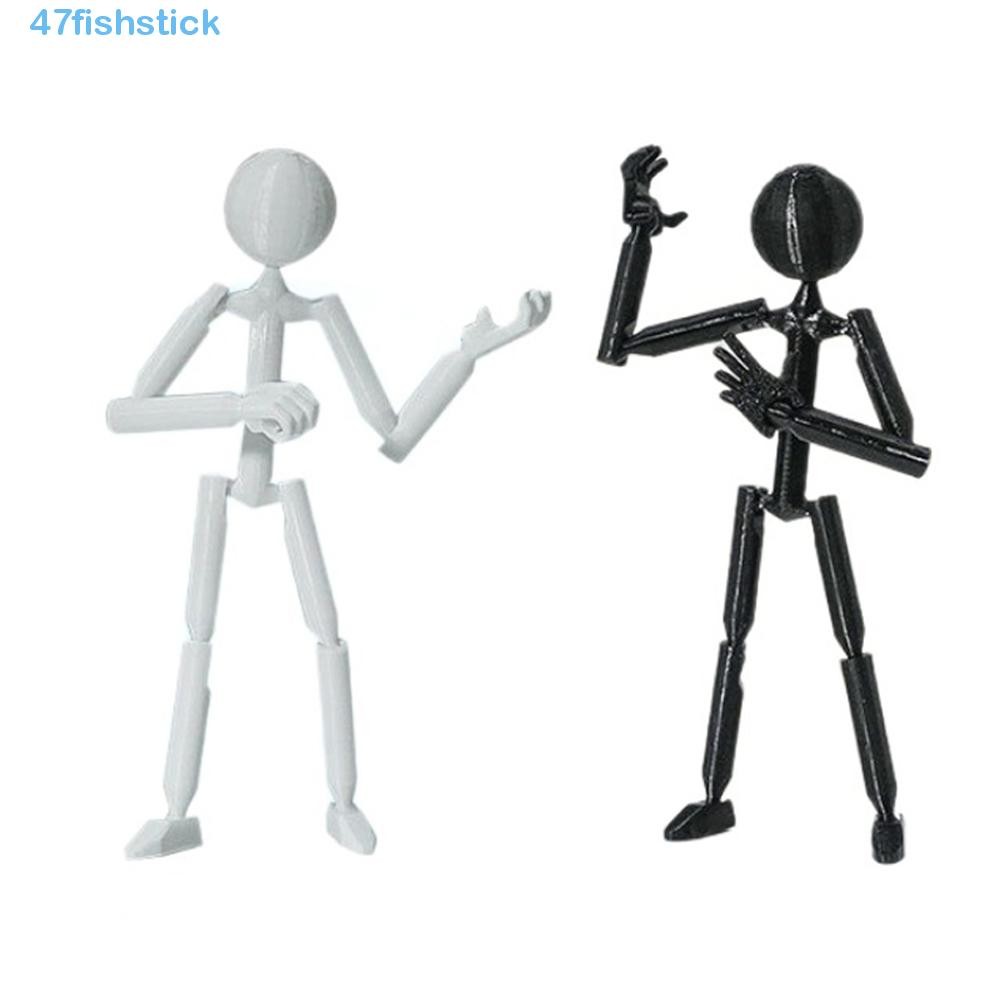 FISHSTICK Multi Joint Stickman Toy, Multi-Jointed Movable 3D Printed ...