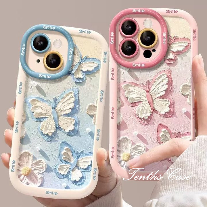 GOKEN Cover Per Realme C31 4G - Silicone TPU A Gradienti Blu/rosa, Morbida, Antiscivolo - 2