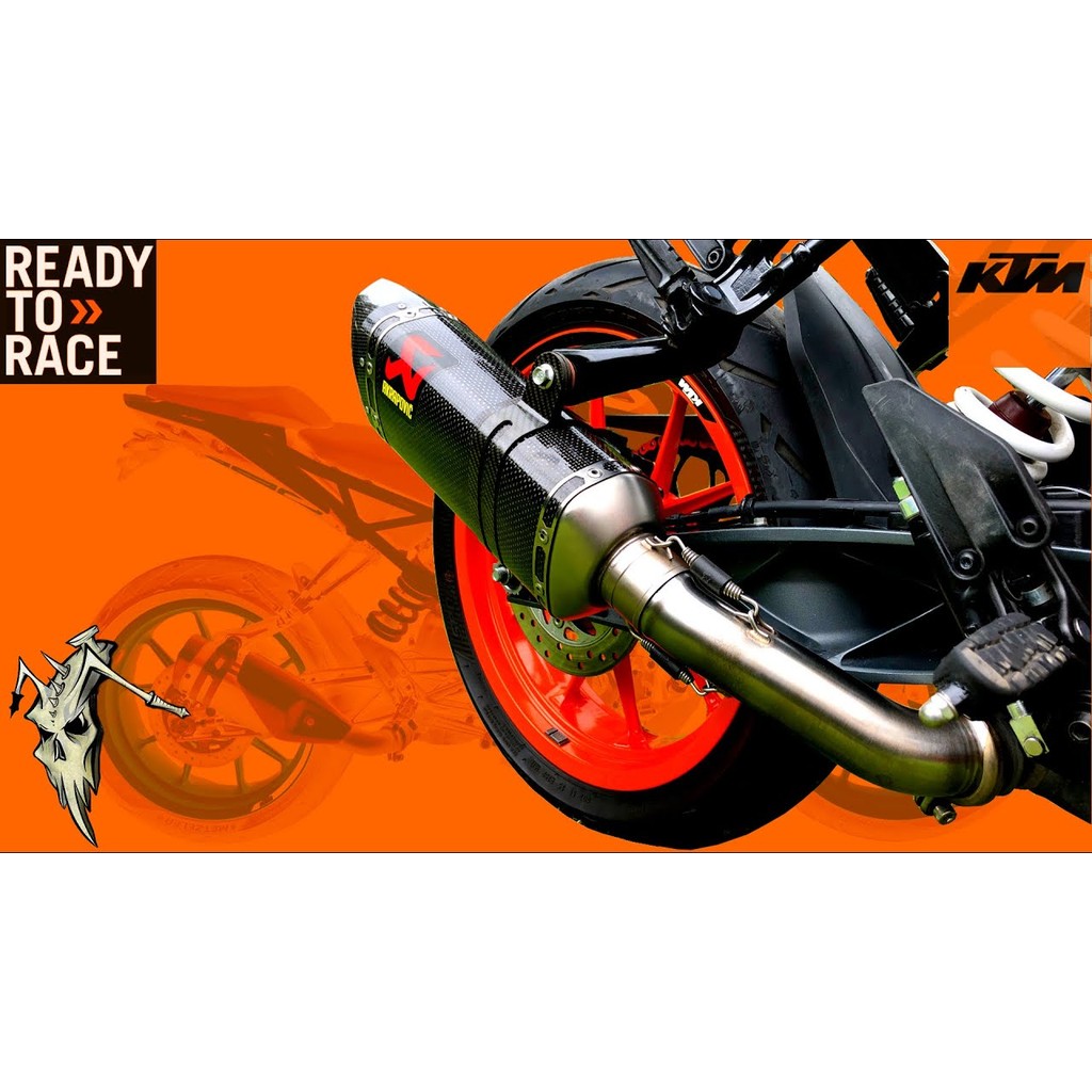 Duke 250 Akrapovic Exhaust For Ktm Rc 200 AKRAPOVIC SLIP-ON